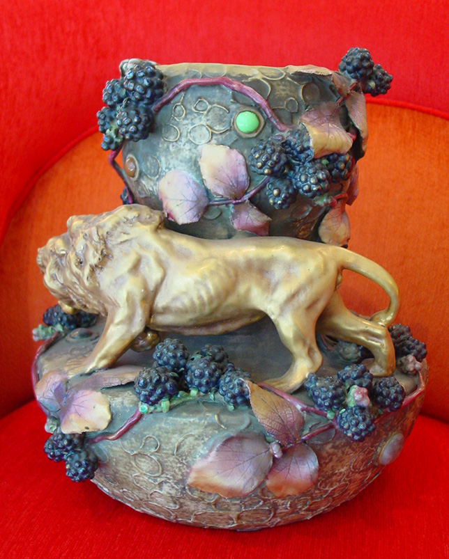 Design Amphora leone del XX Secolo Pezzo di storia autentico - Robertaebasta® Art Gallery opere d’arte esclusive.